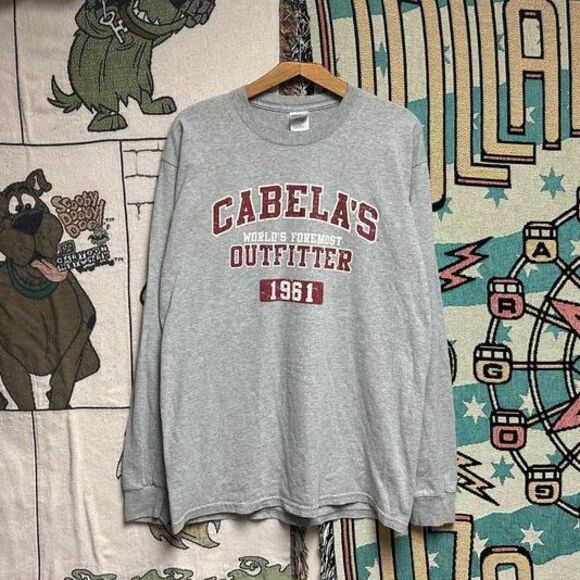 Cabela's Other - 2000's Cabela's Outfitters Spell Out‎ Long Sleeve Shirt